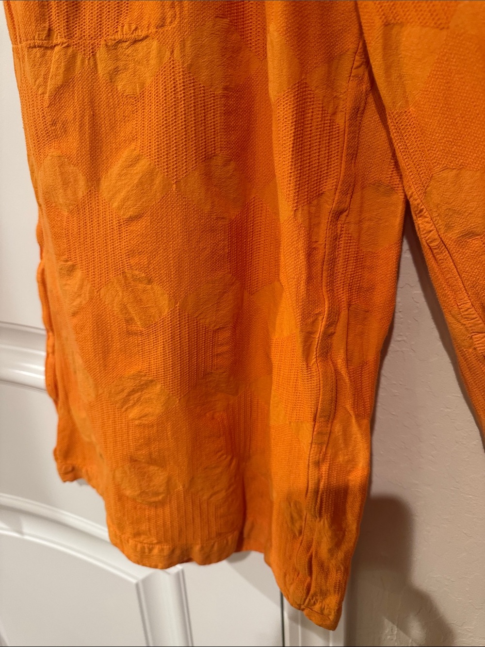 Women's Orange Wide-Leg Skirt - Picture 3 of 6